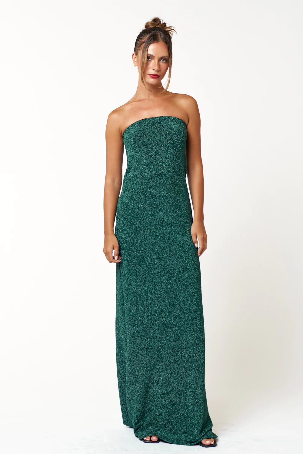 Glitter Tube Maxi Dress - Hedson.mx