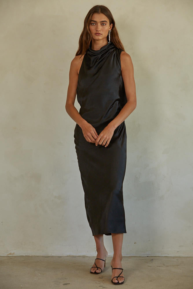 Fifth Avenue Satin Dress - Hedson.mx